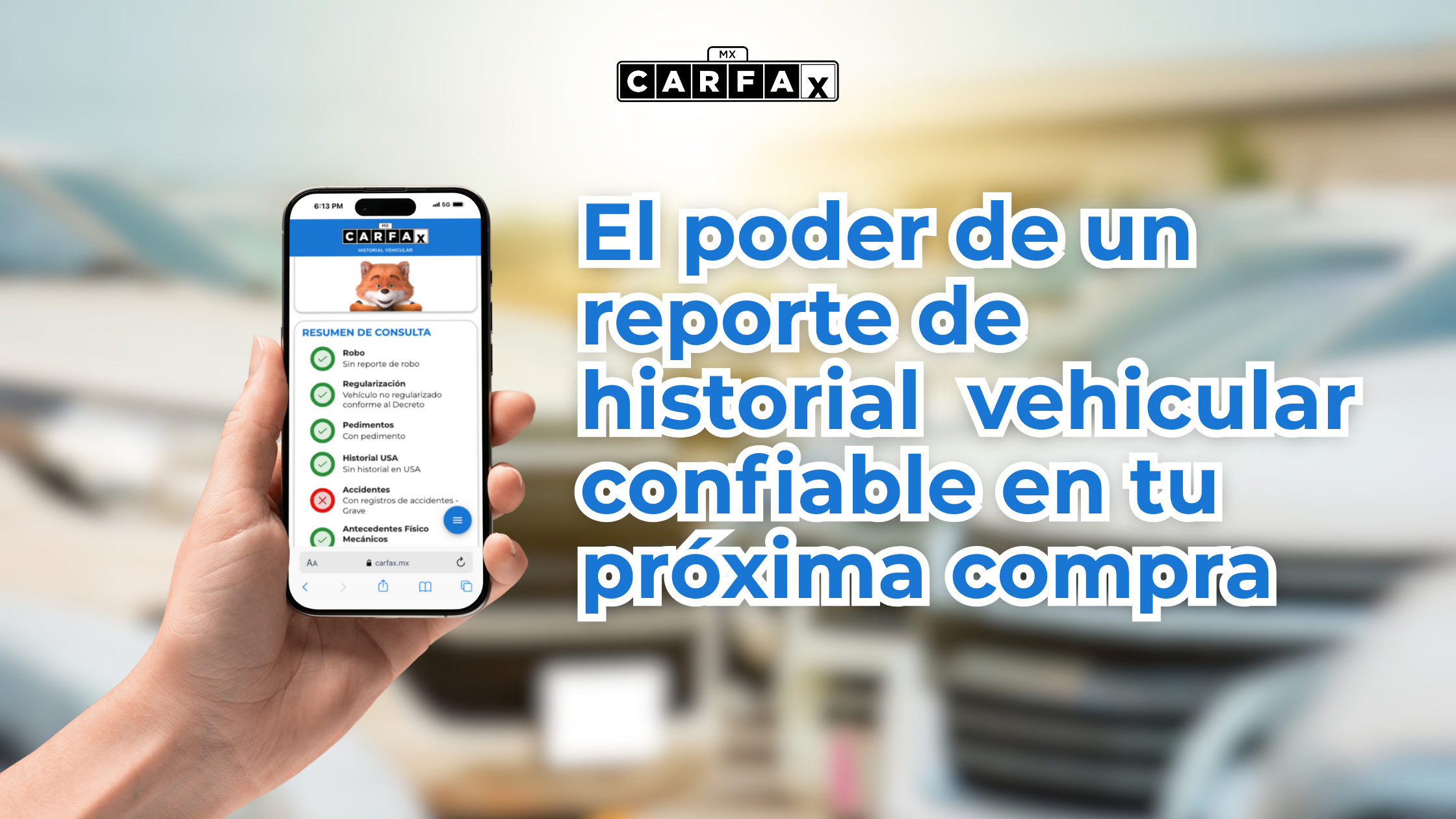 El poder de un reporte vehicular confiable en tu próxima compra